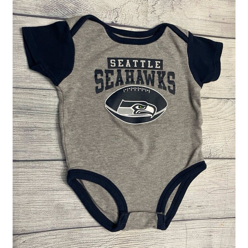 NFL Seattle Seahawks Football Baby Onesie Bodysuit Outfit, Size 18 months